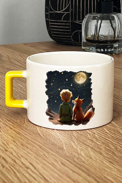 Hedizu Little Prince Luxury Cup Yellow Gift for Friend