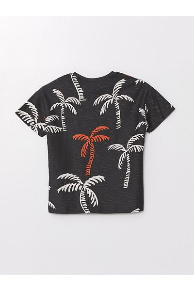 LC Waikiki LCW Baby Boy T-Shirt - Crew Neck, Short Sleeve, Printed