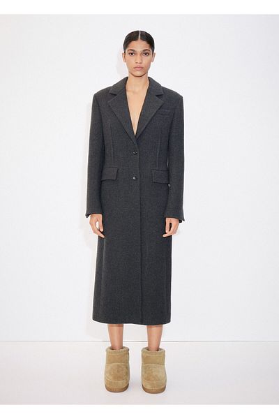 MANGO Woman Γυναικείες μπότες Dark Camel -57098272 Μοντέλο μποτάκι
