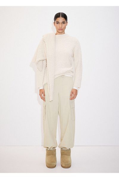 MANGO Woman Natural Women's Trousers57078268