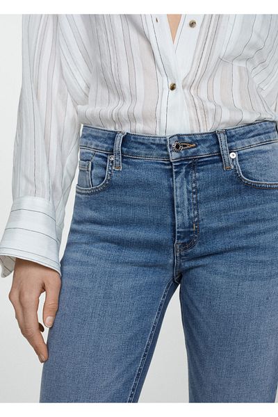 MANGO Woman Blugi de damă Denim Color - Mediu67250337