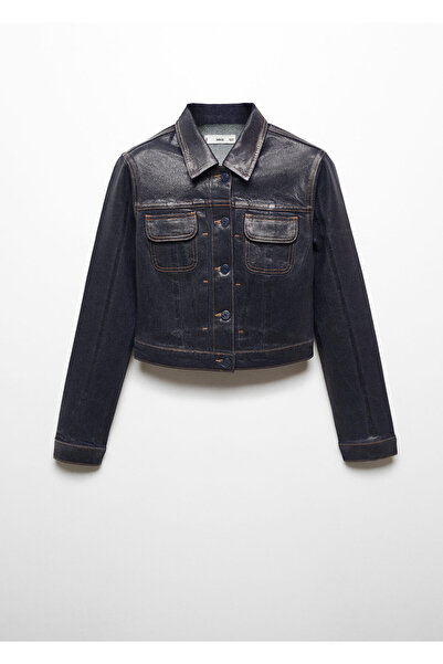 MANGO Woman Açık Denim Kadın  Ceket 67093697