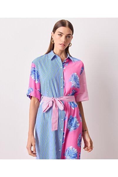 İpekyol Pink Woven Dress