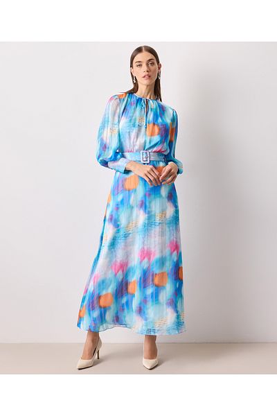 İpekyol Blue Woven Dress