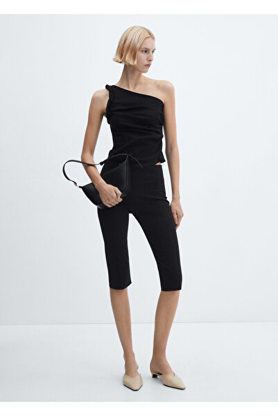 MANGO Siyah Kadın  Bluz 67085739