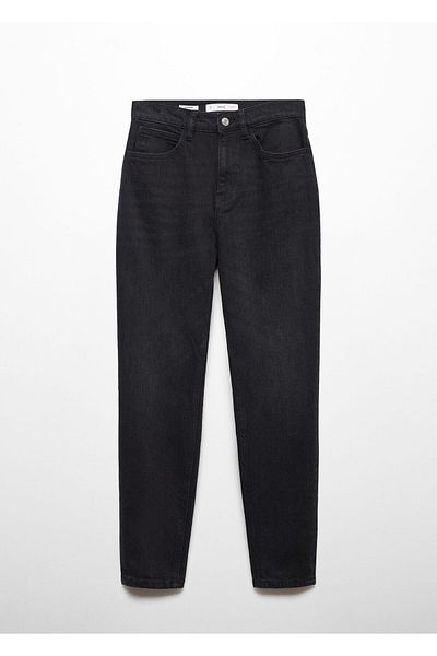 MANGO Woman Women's Black Denim Jeans -67110384