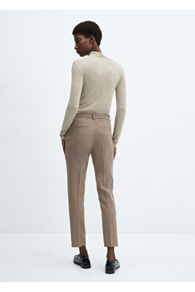 MANGO Woman Yeşil Kadın  Pantolon 67160471