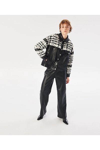Twist Black Woven Jacket