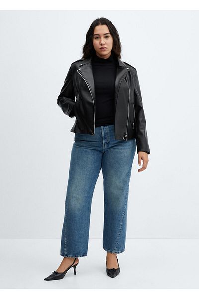MANGO Women's Black Jacket -67143798