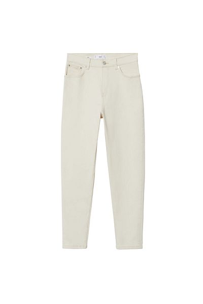 MANGO Off-White Women's Pants37000232