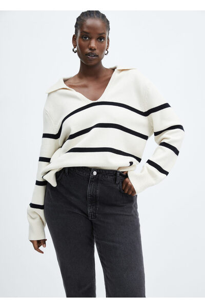 MANGO Woman Siyah Denim Kadın  Jeans 67140317