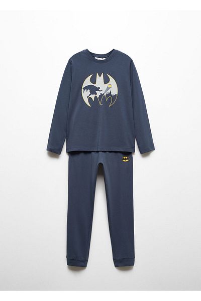 MANGO Σετ Πιτζάμες Αγόρι Midnight Blue -67080458