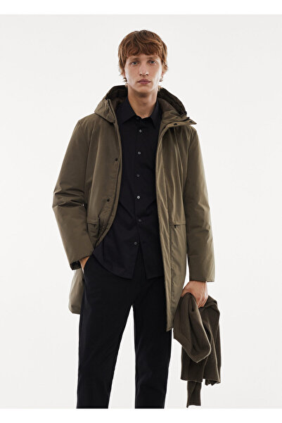 MANGO Haki Erkek  Kaban 67040618