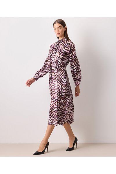 İpekyol Purple Woven Dress