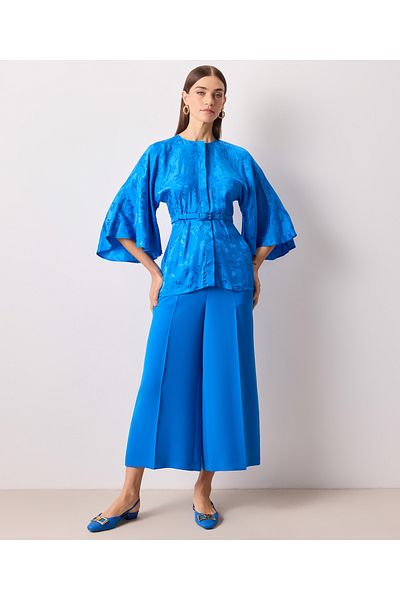 İpekyol Sax Blue Woven Blouse