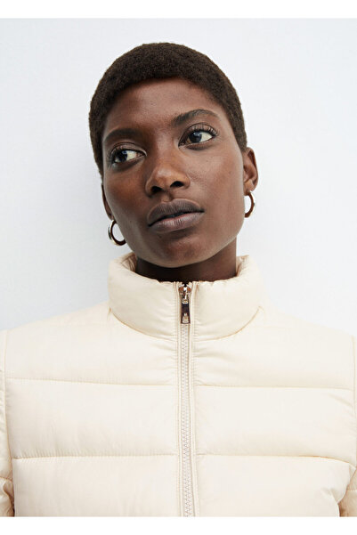 MANGO Woman Natürel Kadın  Mont 67130642