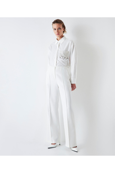 İpekyol White Woven Shirt