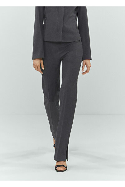 MANGO Woman Açık Gri Kadın  Pantolon 67093695