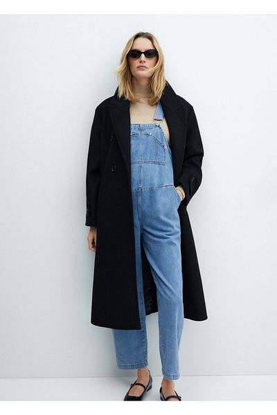 MANGO Denim Color Medium Women's Jumpsuit -67130478