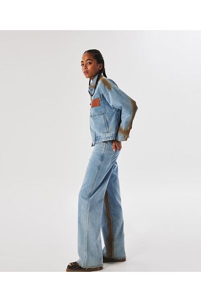 Twist Blue Denim Trousers