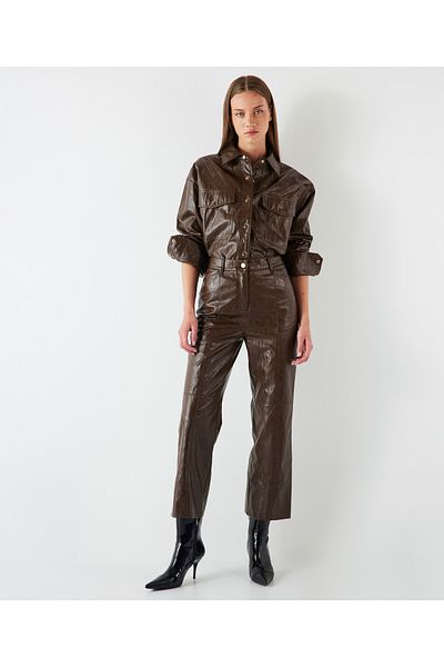 İpekyol Brown Woven Trousers