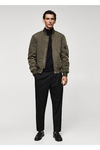 MANGO Man Bomber Jacket - Αδιάβροχο μοντέλο