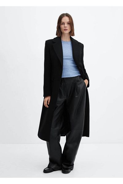 MANGO Woman Tailored Wool Coat