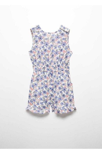 MANGO Kids Jumpsuit Albastru Pentru Copii