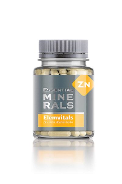 Siberian Wellness Essential Minerals - Food Supplement Containing Zinc, Copper and Plants