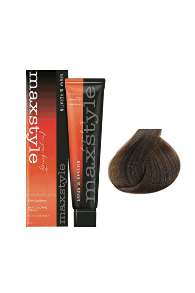 Genel Markalar Argan Keratin Saç Boyası 6.2 Bej Koyu Kumral + Sıvı oksidan