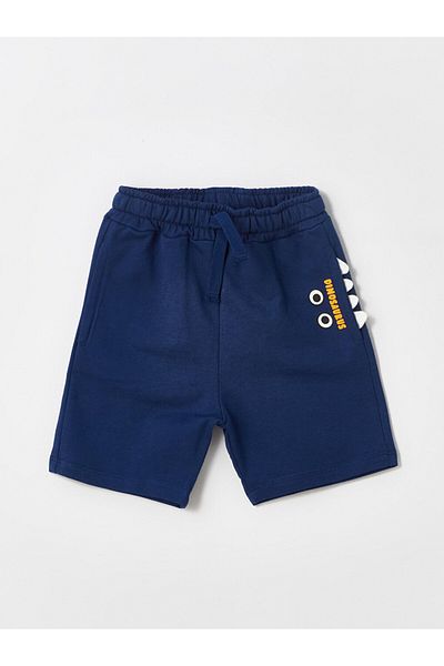 LC Waikiki Elastic Waist Printed Baby Boy Shorts