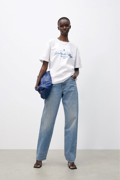 The Champ Clothing Tricou alb - Montmartre Paris scris