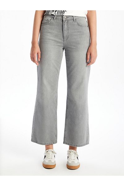 LC Waikiki Damen-Jeanshose mit weitem Bein