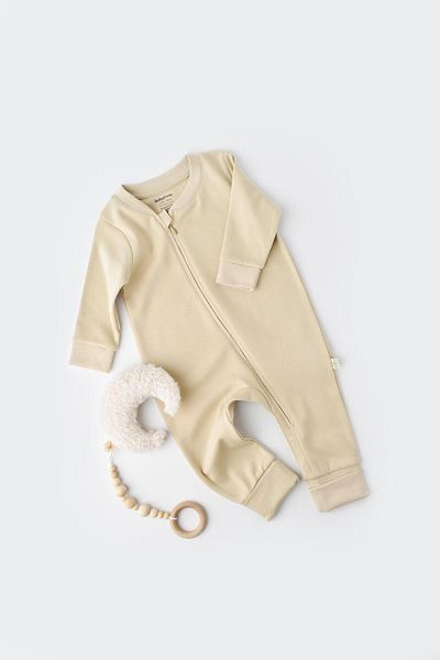 BabyCosy Organic Cotton Baby and Newborn Rompers - Zippered, 100%, Series - Csy3033
