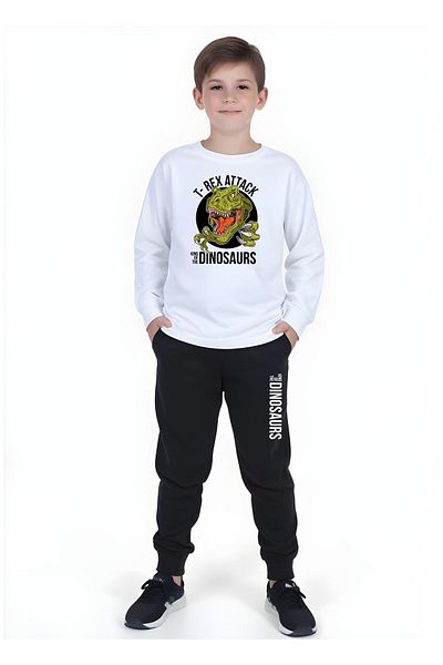 FYK COLLECTİON Σετ αθλητικής φόρμας με στρογγυλή λαιμόκοψη για αγόρι