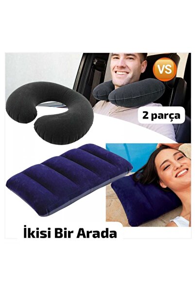 Hepsilazım Şişme Boyunluk Seyahat Yolculuk Ortopedik Boyun Yastığı, & Havalı ...