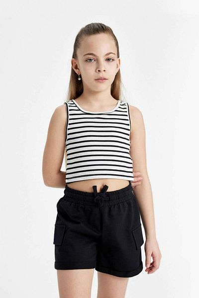 DeFacto Crew Neck Girls' Tank Top - Z7814a623hs