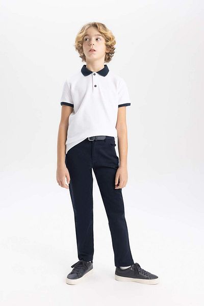 DeFacto Boy's Short Sleeve Polo T-Shirt Z2814a623sm