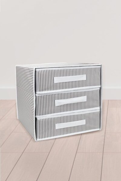 ALAS Üç Bölmeli Çekmeceli Organizer-çok Amaçlı Çekmece-çorap&iç Çamaşır, Bebek Eşyaları Vb. Organizeri