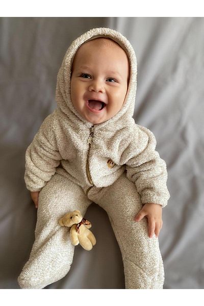 Minizade Wellsoft Plush Unisex Zippered Booties Winter Baby Sleeping Bag Children's Bag Children's Costume