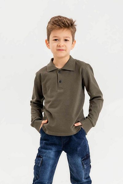 Gold Class Kidswear Hanorac pentru băiat cu guler cămașă