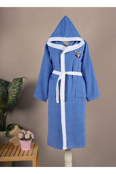 ESMEN Salmon Color Bathrobe Waiter Size