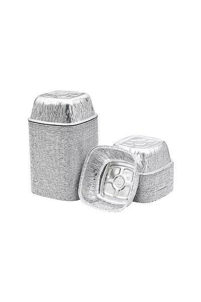 Voice Packaging Aluminum Ashura Dessert Bowl - Rice Pudding Container, 50 Pieces
