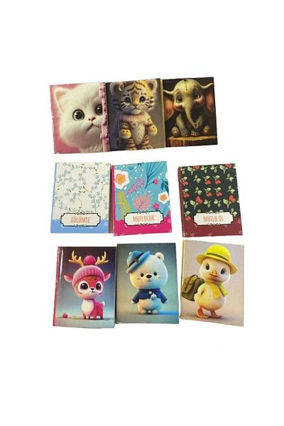 tüftürük Ceren Mini Unlined Notepad 4X5 cm 120 Pages