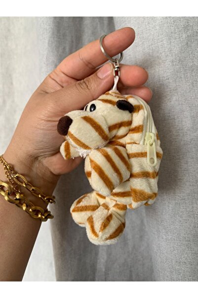 Meyra Accessories Bir adet sevimli hayvan figürlü? araba çanta kapı oyuncak mini cüzdanlı anahtarlık