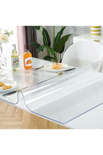 vexillum 1.6mm Thick Premium Pvc Tablecloth - Clear, Odorless and Corner Design
