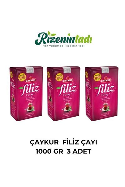 Çaykur Filiz Tea 1 kg - 3 Pieces