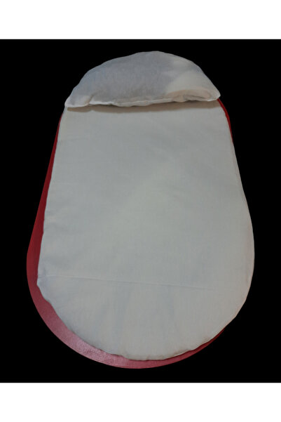 LindoHome Ahsap puset alt minder ve yastık 40x70 ölculerinde