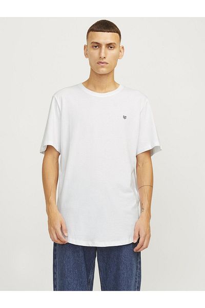 Jack & Jones Premium T-Shirt 5er-Pack Einfarbig Rundhals T-Shirt