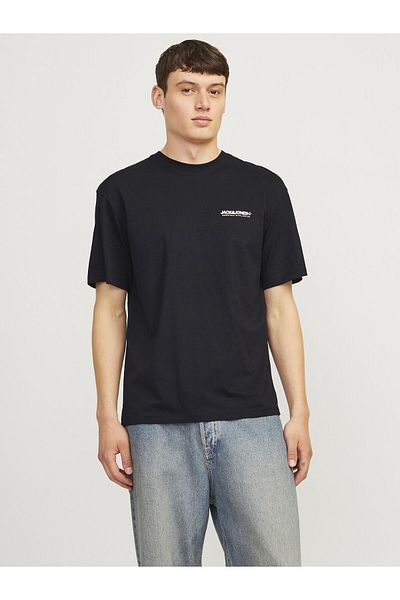 Jack & Jones T-Shirt Logo Rundhals-T-Shirt